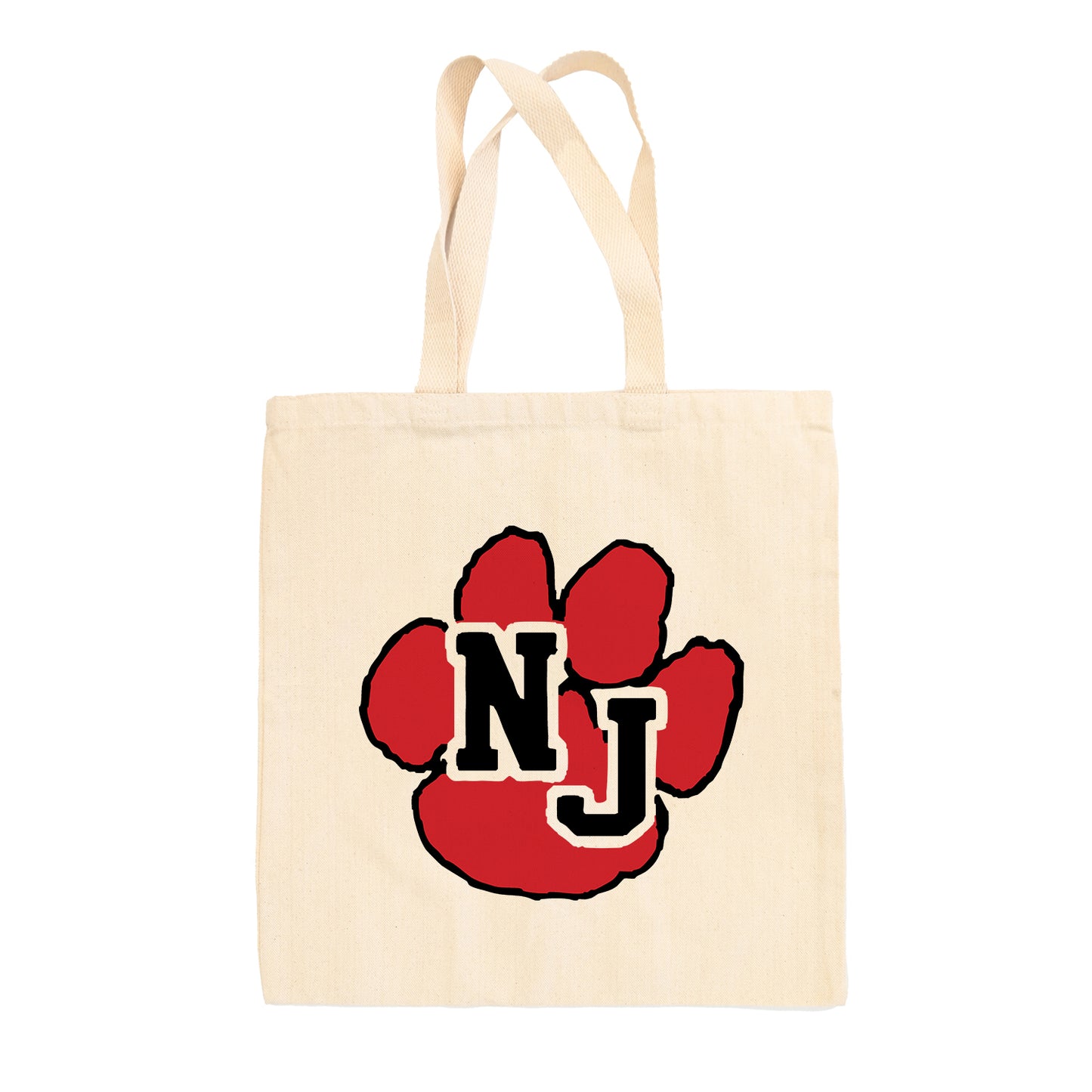 NJMSJ Paw Print Tote Bag
