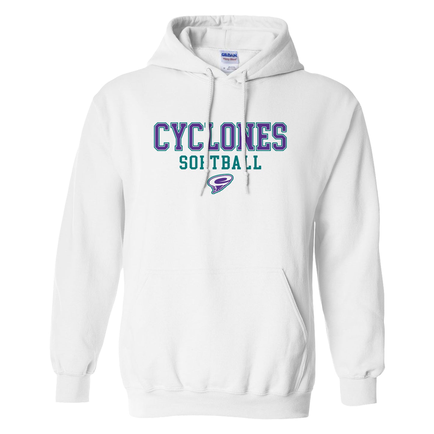 CCS Cyclones Softball - Purple (Front Print)