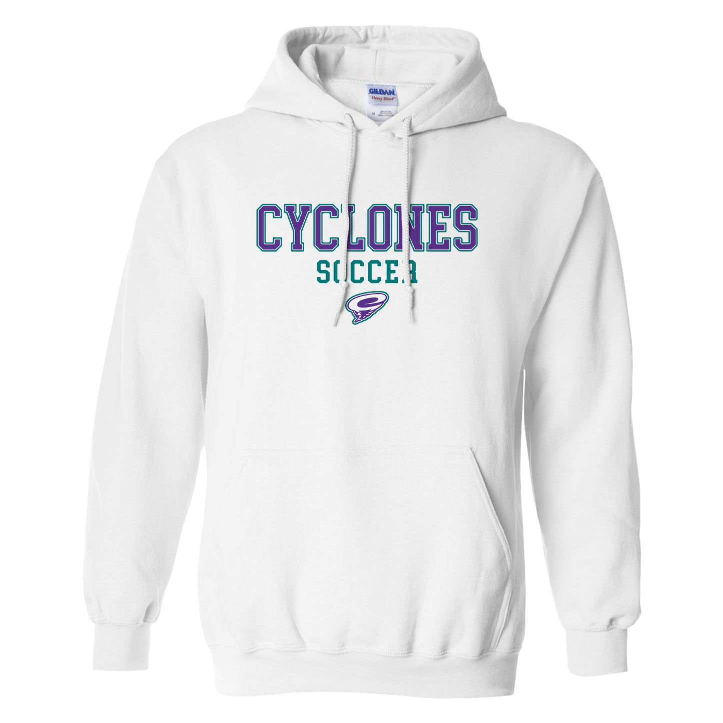 CCS Cyclones Soccer - Purple (Front Print)