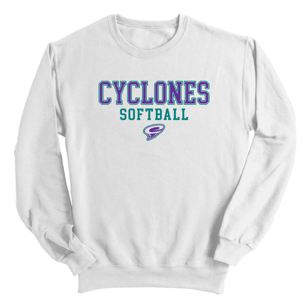 CCS Cyclones Softball - Purple (Front Print)